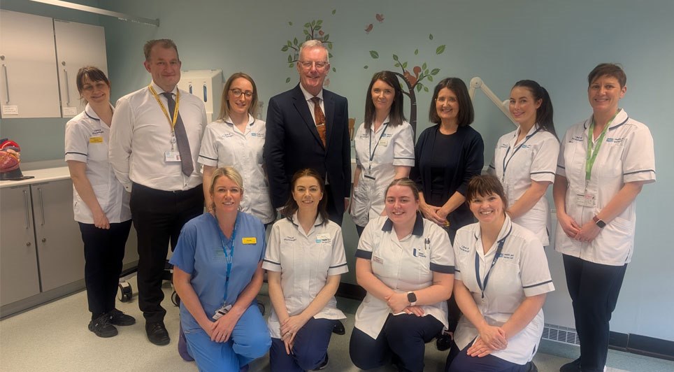 Mike Nesbitt Visits Key Departments