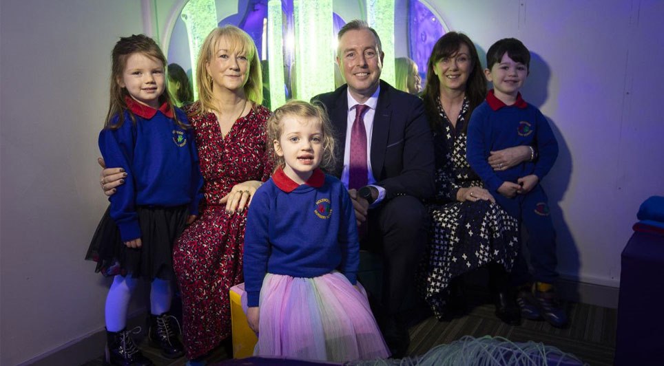 Minister Visits Holywood Nursery School