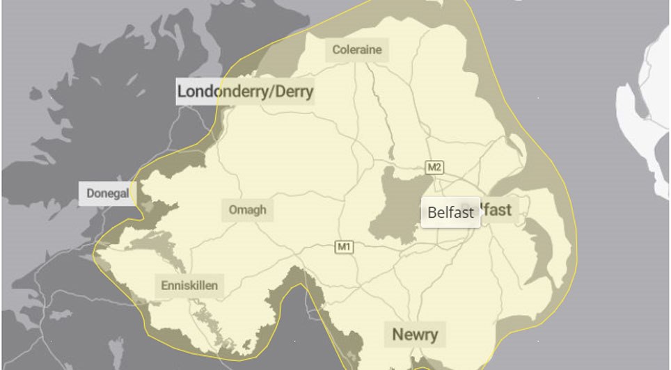 Heavy Showers And Thunderstorms Forecast